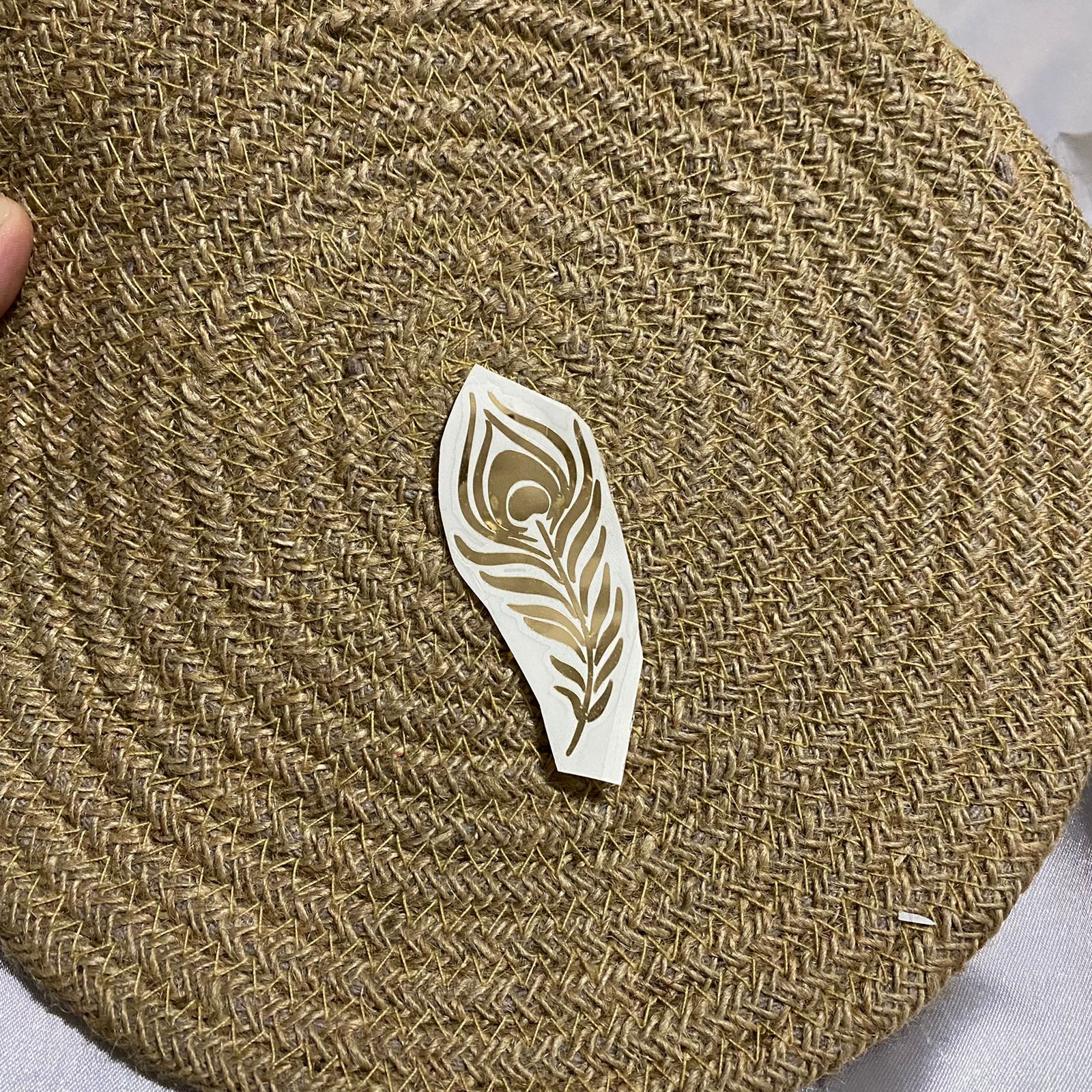 Peacock feather